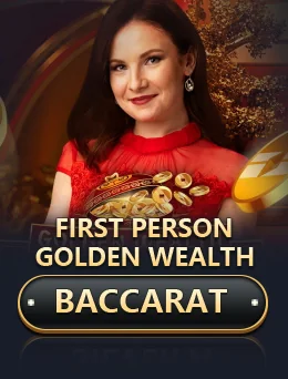 First Person Golden Wealth Baccarat by Evolution cover