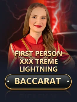 First Person Xxxtreme Lightning Baccarat by Evolution cover