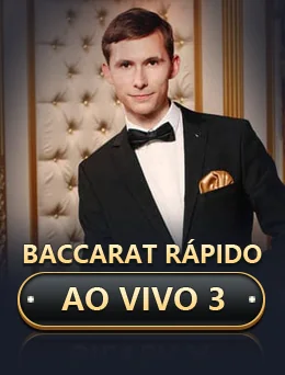 Baccarat Rápido Ao Vivo 3 by Evolution cover