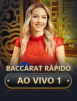 Baccarat Rápido Ao Vivo 1 by Evolution cover