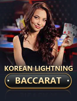 Korean Lightning Baccarat by Evolution cover